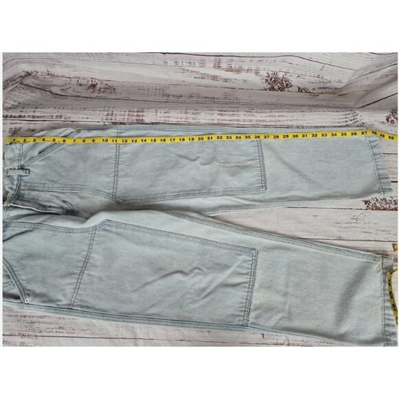 Urban Outfitters BDG Double Knee Jeans 29x28 Light Rinse Slant Pockets Skater - Picture 13 of 13